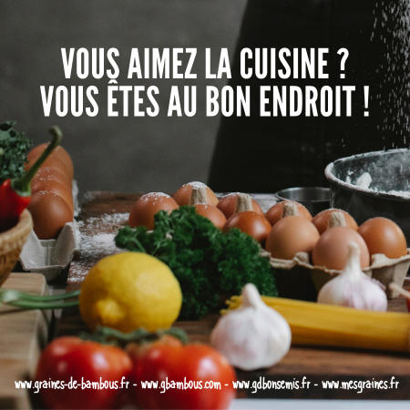 Cuisine recettes graines de bambous fr